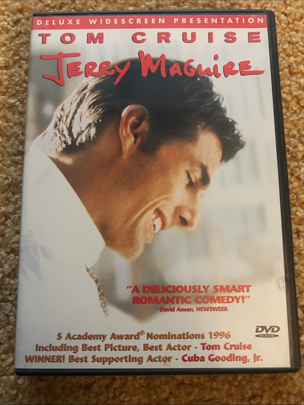 DV by Dolce Vita Jerry Maguire DVD with White and Red Cover Art